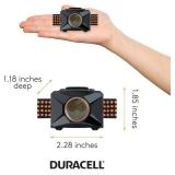 NEW  Duracell 200 Lumen LED Headlamp - Comfortable and Ultra-Strong Design with 3 Modes and 3-AAA Batteries Included