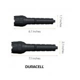 NEW Duracell 80 & 100 Lumens Heavy Duty Rubber LED Flashlights - Pack of 2 Flashlights