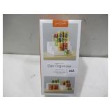 NEW YouCopia ShelfSteps 2 Pack 3-Shelf Can Organizer Set - White