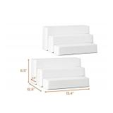 NEW YouCopia ShelfSteps 2 Pack 3-Shelf Can Organizer Set - White