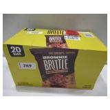 Brownie Brittle – Original Chocolate Chip Thin and Crispy Sweet Snacks (Pack of 20, 1 oz) - BB 7/2025