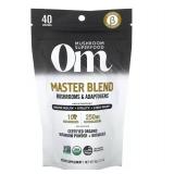 Om Mushrooms Master Blend, Certified Organic Mushroom Powder + Botanicals, 3.17 oz (90 g) - BB 10/25