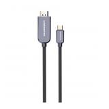 NEW Monster USB Type-C Plug to HDMI Plug Cable - 5.9 Ft