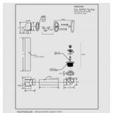 NEW Westbrass Illusionary Overflow 12" & 4" Sch. 40 PVC Bath Waste & Overflow W/ Lift & Turn Bath Drain in Oil Rubbed Bronze