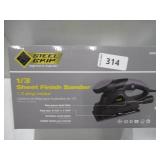 NEW Steel Grip Corded 1.3 amps 1/3 Sheet Sander