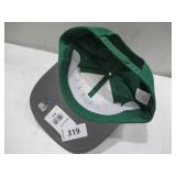 NEW University of North Dakota Fighting Hawks Baseball Cap OSFM - White/Green/Gray