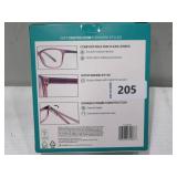 NEW Design Optics by Foster Grant Cole Full Rim Rectangular Reading Glasses, 3-pack +2.00