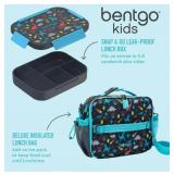 NEW Bentgo 2-Piece Kids Snap & Go Lunch Set: Leak-Proof Lunch Box & Deluxe Insulated Lunch Bag - Dinosaurs