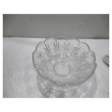 Marquis Waterford Finley 13" Scalloped Edge Fan Cut Oversized Crystal Tulip Bowl