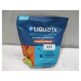 NEW Liquid I.V. Hydration Multiplier, 30 Individual Serving Stick Packs in Resealable Pouch, Tropical Punch