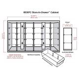 NEW ArtBin Store-In-Drawer Multi-Purpose Storage Cabinet 6830PC - White