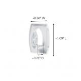 NEW 3M Command Mini Wall Hooks, Clear 48 Hooks + 48 Command Strips