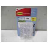 NEW 3M Command Mini Wall Hooks, Clear 48 Hooks + 48 Command Strips