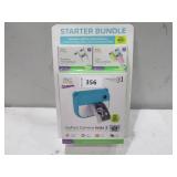 NEW myFirst Camera Insta 2 Bundle Set with White and Color Printing Paper - BLUE