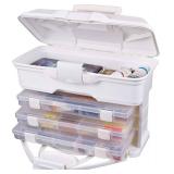 NEW ArtBin 6994AB Solutions Cabinet, Portable Art & Craft Organizer with Handle & Drawers