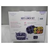 NEW Bentgo 2-Piece Kids Snap & Go Lunch Set: Leak-Proof Lunch Box & Deluxe Insulated Lunch Bag - Unicorn