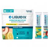 Liquid I.V. Hydration Multiplier Electrolyte Drink Mix, Sugar Free, Variety Pack, 0.45 oz, 30 Count