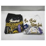 PAIR of 2 NEW Iowa Hawkeyes NCAA Men