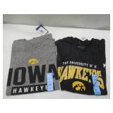 PAIR of 2 NEW Iowa Hawkeyes NCAA Men