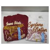 PAIR of 2 NEW Iowa State Cyclones NCAA Men