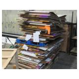 Pallet of Over 16 Heavy Duty Used Cardboard Gaylord Boxes in Excellent Condition.