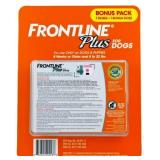 Frontline Plus Flea and Tick Dog Treatment 5-22 lb, 7+1 Doses