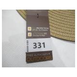 NEW Free Authority Outdoors Floppy Tan Sun Hat, UPF 50+, 16" One Size (Lifeguard Natural)
