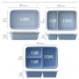 NEW Bentgo 90 Piece Meal Prep Set - Blue Mist Collection