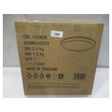 Energetic 14” Slim LED Flush Mount Light Fixture - 1 Light - Brushed Nickel