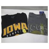 PAIR of 2 NEW Iowa Hawkeyes NCAA Men