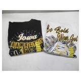 PAIR of 2 NEW Iowa Hawkeyes NCAA Men