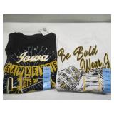 PAIR of 2 NEW Iowa Hawkeyes NCAA Men