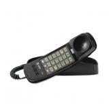 NEW AT&T 210 Basic Trimline Corded Phone, No AC Power, Wall-Mountable, Black