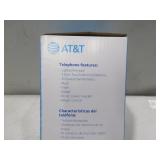 NEW AT&T 210 Basic Trimline Corded Phone, No AC Power, Wall-Mountable, Black