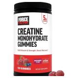 NEW Force Factor Creatine Monohydrate Gummies, 5g Dose for Men & Women to Support Muscle, Strength, Recovery, Cognitive Health & Memory, Mixed Berry, 150 Gummies