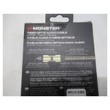 Monster Fiber Optic Audio Cable - Duraflex with Braided Jacket - 9.8 Feet