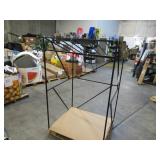 Welded Black Metal Frame Built to Fit Onto Pallets with Angled Roof - Perfect for Projects