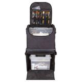 NEW ArtBin 6922SP Tote Express Rolling Portable Art Craft & Sewing Storage Organizer Bag with Wheels-Fits Sewing Machine, Black/Aqua