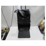 NEW ArtBin 6922SP Tote Express Rolling Portable Art Craft & Sewing Storage Organizer Bag with Wheels-Fits Sewing Machine, Black/Aqua