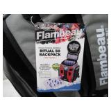 NEW Flambeau Outdoors Ike Backpack Softside Fishing Tackle Box, R50BW-1, Red and Black, 1 Piece
