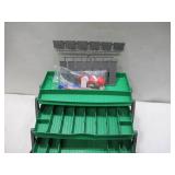 NEW Flambeau Outdoors 6383FTK Adventurer 3-Tray Tackle Box Kit, Complete Starter Fishing Tackle Kit with Hooks, Bobbers, Stringer, and More, Green