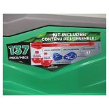 NEW Flambeau Outdoors 6383FTK Adventurer 3-Tray Tackle Box Kit, Complete Starter Fishing Tackle Kit with Hooks, Bobbers, Stringer, and More, Green