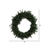 Vickerman 48" Canadian Pine Artificial Christmas Wreath, Unlit