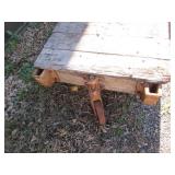 Nutting cart, the bed measures 27 x...