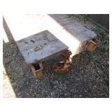 Nutting cart, the bed measures 27 x...