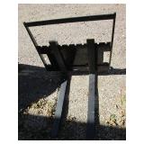Skid steer fork attachment, forks a...