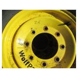 4 Wolf Paws Skid loader tires on 8 ...