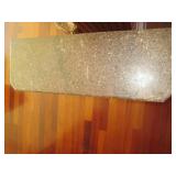 Ornatelty designed wood shelf with ...