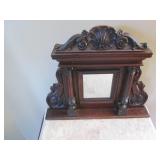 Ornate makeup stand with a marble t...