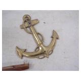 Ships Bell, Captains Quarters Sign and Anchor  Décor